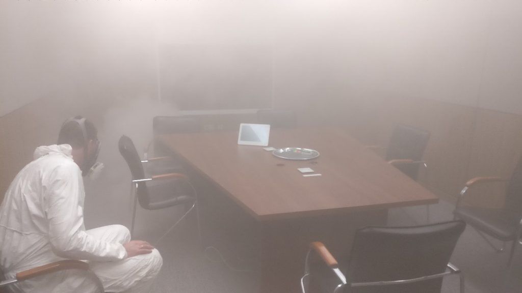 Сухой туман от запахов. Обработка сухим туманов в Брянске. Цены